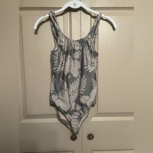 Hermoza Green and Cream one piece Swimwear